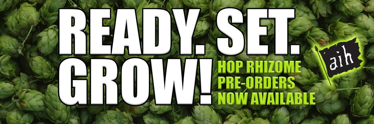 Ready. Set. Grow. Hop Rhizome Pre-orders Now Available.