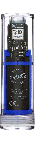 Blue Tilt Hydrometer and Thermometer