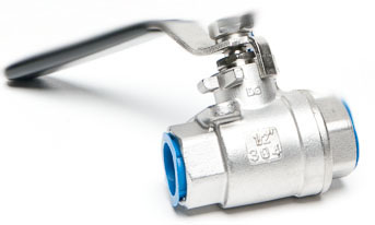 1/2" Stainless Steel 2 piece Ball Valve (FPT)