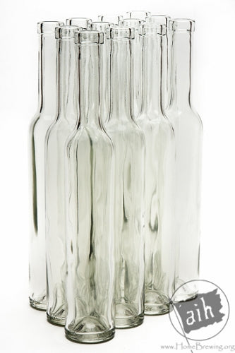 Clear Glass Beer Bottles - Case of 24