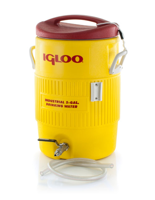 5 Gallon Converted Igloo Cooler Mash Tun with False Bottom and HLT
