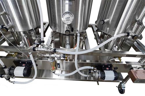 1 Barrel Horizontal Turnkey Gas RIMS Brew System from Blichmann Engineering