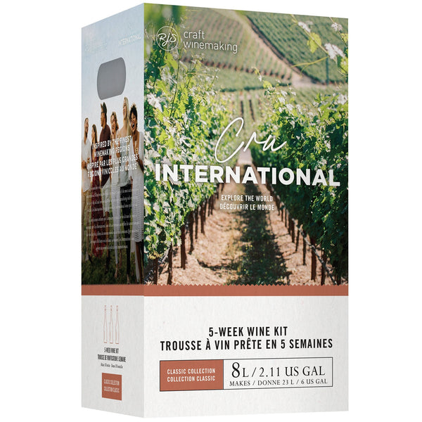 BC Pinot Noir Wine Kit - RJS Cru International front of the box