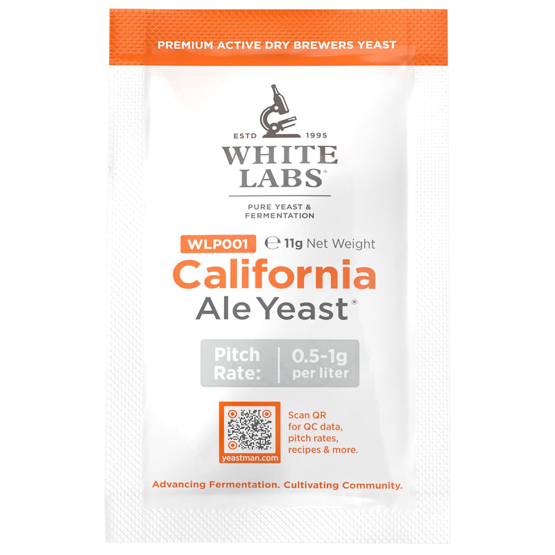 Packet of White Labs WLP001 Dry Yeast