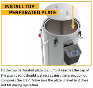 The Grainfather Upper Perforated Filter