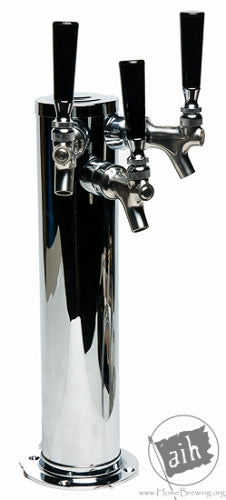 Stainless Steel Triple Faucet Draft Tower