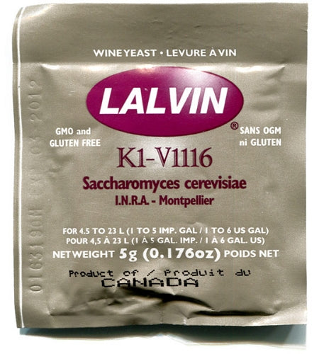 Lalvin Montpellier Wine Yeast (K1V-1116)