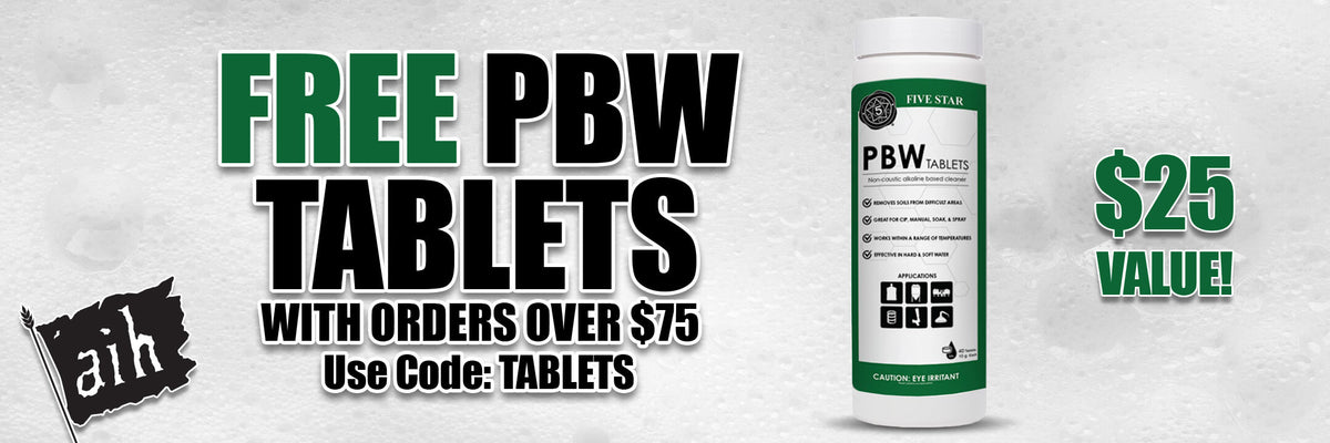 Free PBW Tablets with orders over $75. Use code TABLETS