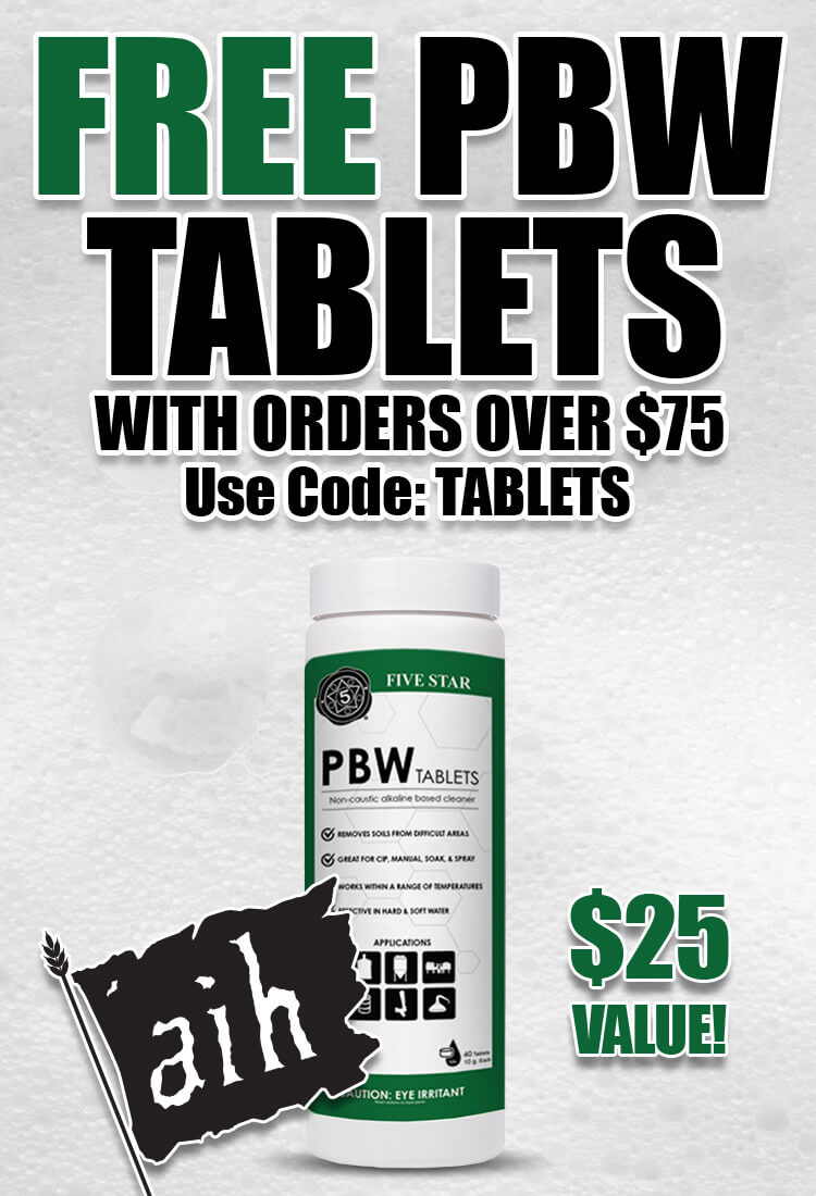 Free PBW Tablets with orders over $75. Use code TABLETS