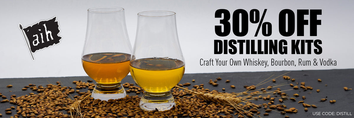 30% Off Distilling Recipe Kits. Craft your own Whiskey, Bourbon, Rum, & Vodka. Use code: DISTILL