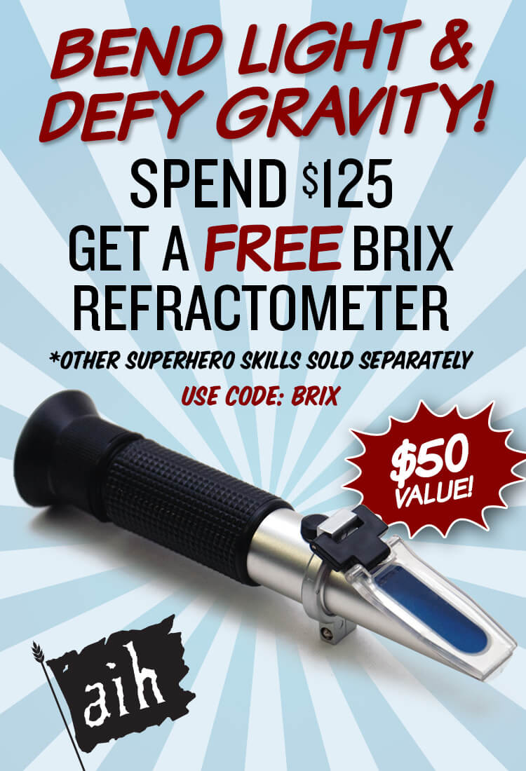 Bend Light & Defy Gravity. Spend $125 Get a Free Brix Refractometer. Use code: BRIX
