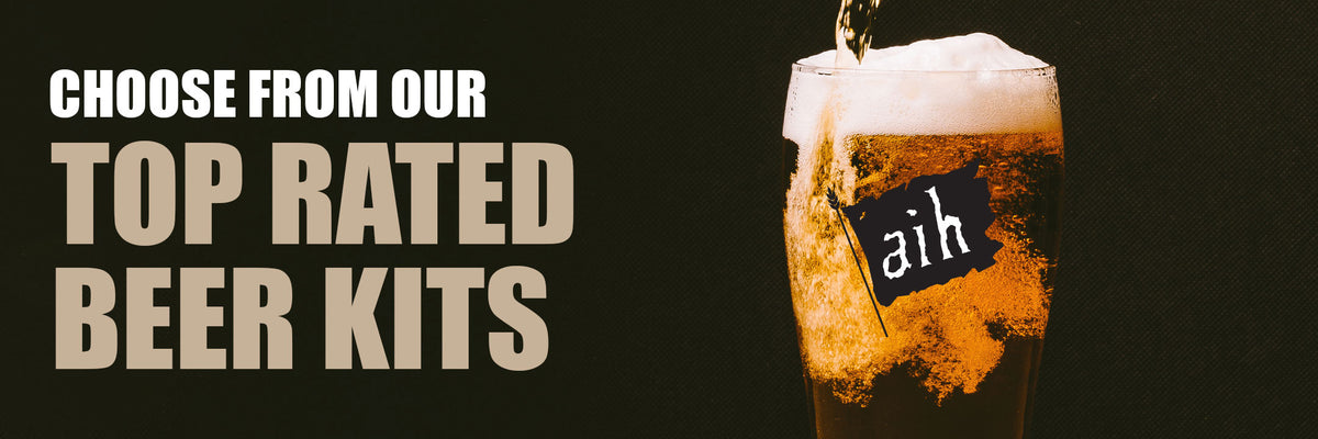 Choose from our top rated most popular beer recipe kits.