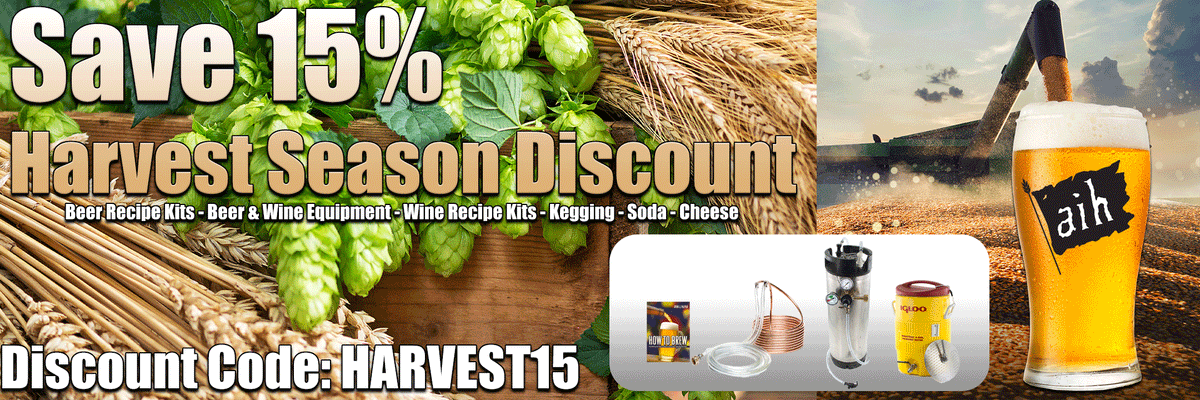 Save 15% Harvest Season Discount. Use code: HARVEST15