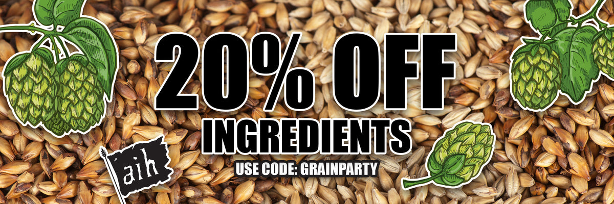 Get 20% off ingredients when you use promo code GRAINPARTY at checkout.  Some exclusions apply.