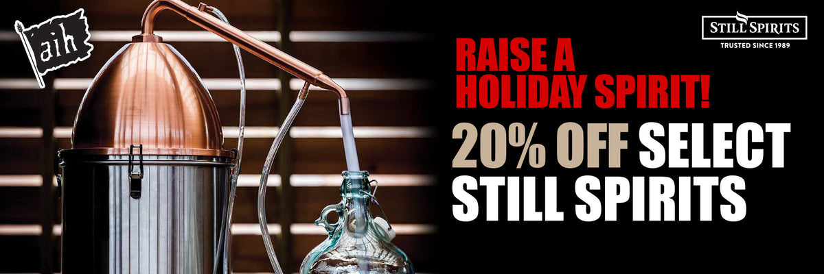 Raise a Holiday Spirit. 20% Off Select Still Spirits.