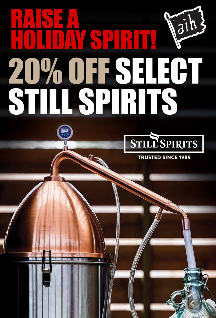 Raise a Holiday Spirit. 20% Off Select Still Spirits.