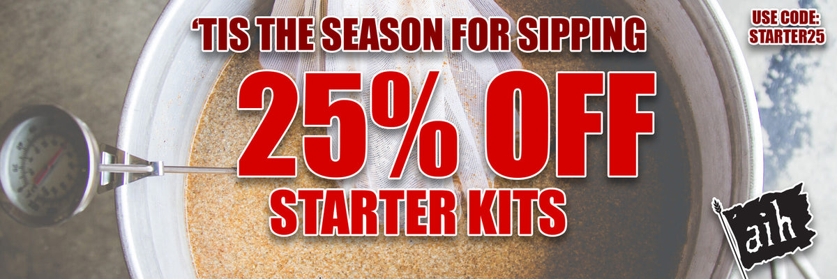 'Tis the Season for Sipping. 25% Off Starter Kits. Use code: STARTER25