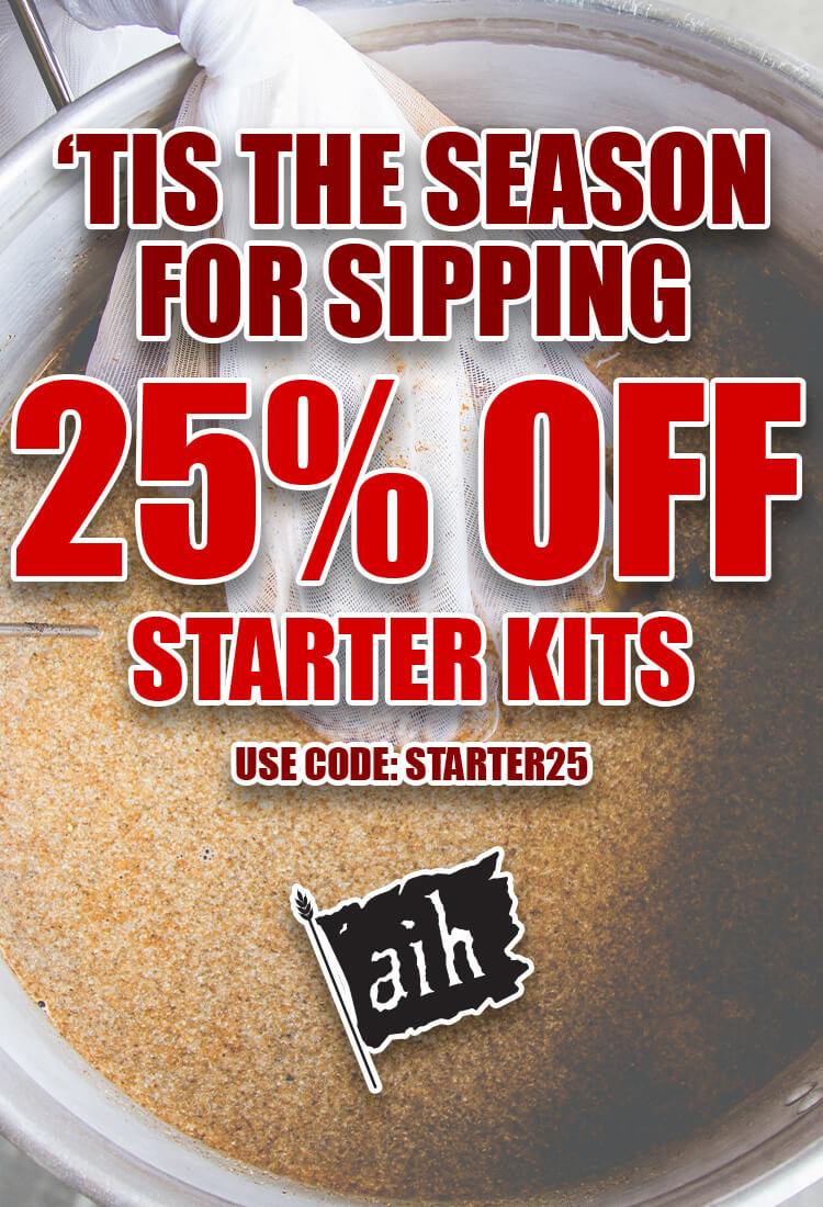'Tis the Season for Sipping. 25% Off Starter Kits. Use code: STARTER25