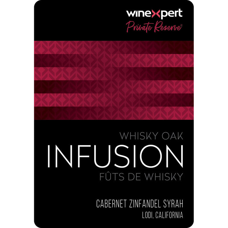 Label for Winexpert Private Reserve Infusion Blend