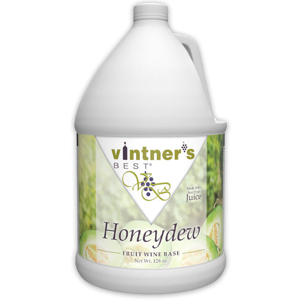 Gallon jug of Honeydew wine concentrate.