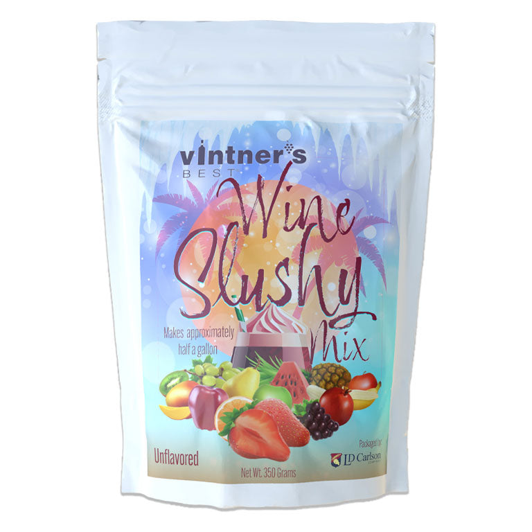 Bag of unflavored wine slush mix