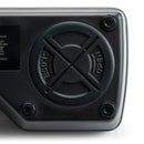 Close-up of the closed battery compartment with OPEN and CLOSE indicators on the MA884 refractometer