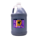 A gallon jug of Sprecher grape soda concentrate.