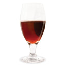 Raspberry Melomel Mead in a wine glass