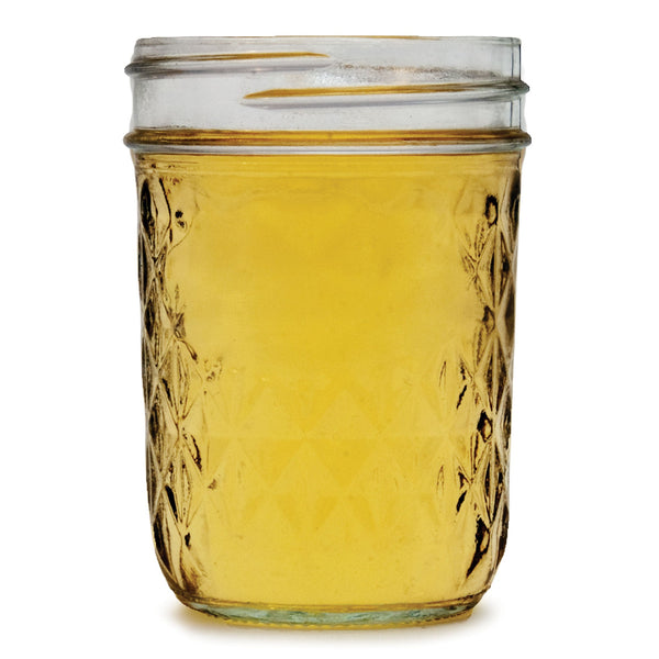 NB Artisanal Standard Dry Mead in a mason jar