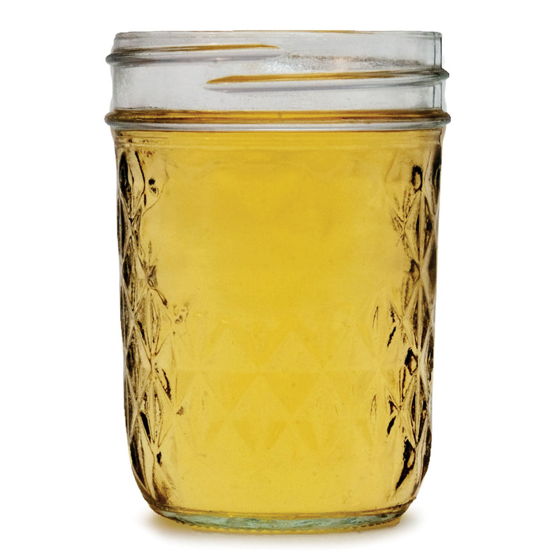 NB Artisanal Standard Dry Mead in a mason jar