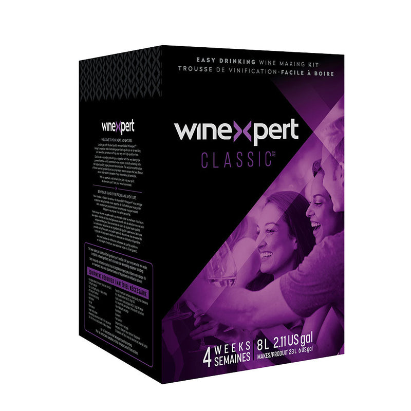 Box of Winexpert Classic Chardonnay Riesling Wine Kit