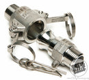Pro Flow Dynamics 1/2" Type B Female Coupler, Male Thread