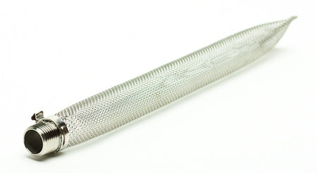 12" Stainless Steel Bazooka Screen with 1/2" NPT fitting