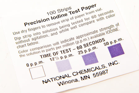 Iodine Test Papers