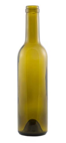 375 ML Dark Green Semi-Bordeaux Mid-Punt Bottles (12/Case)