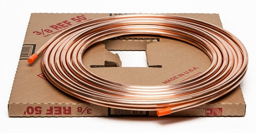 3/8'' O.D. X 50' Copper Tubing