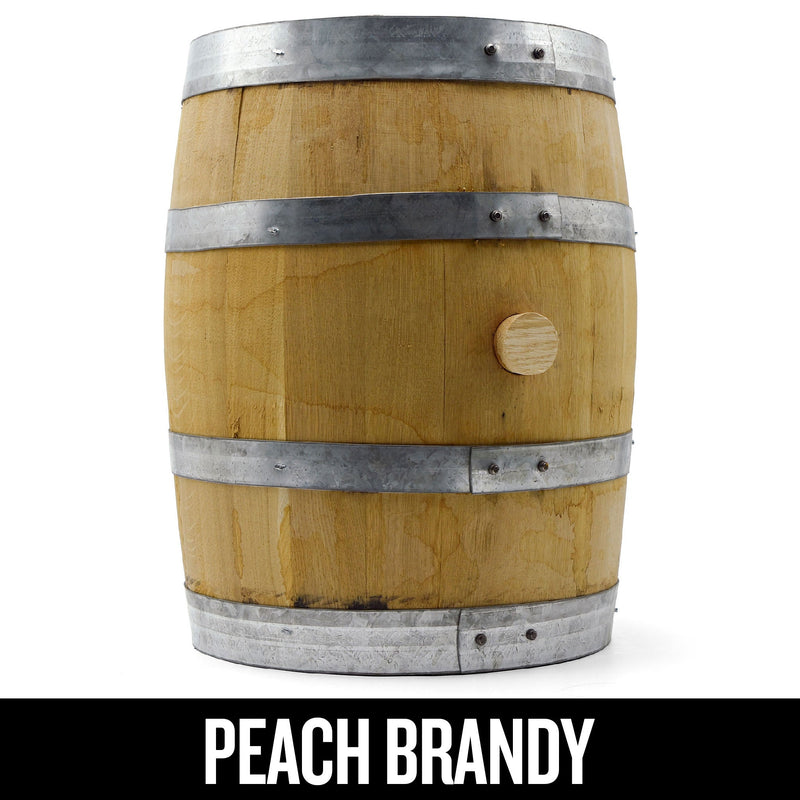 30 Gallon Used Peach Brandy Barrel