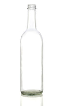 Wine Bottles 750 ml Screw Top Clear Bordeaux (Case of 12)