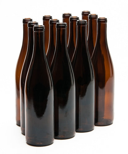 750 ML California Amber Hock Wine Bottles (12/CASE)