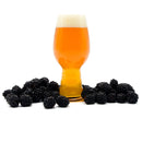 Blackberry Milkshake IPA All Grain Recipe Kit with blackberries around base.