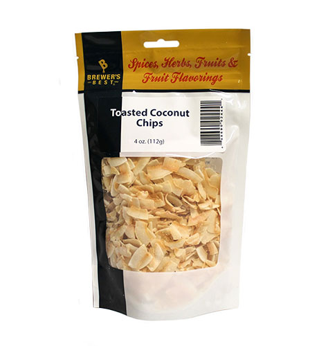 Brewers Best Toasted Unsweetened Coconut Chips 4oz