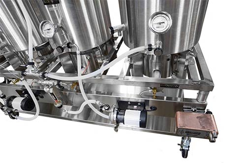 10 Gallon Horizontal Turnkey Gas HERMS Brew System from Blichmann Engineering