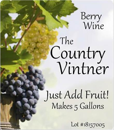 Country Vintner Berry Wine Making Kit