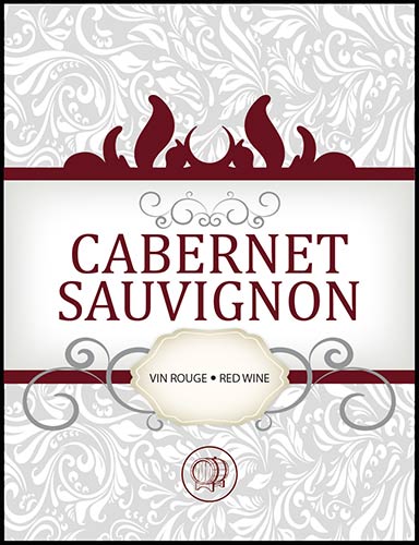 Cabernet Sauvignon Wine Bottle Labels