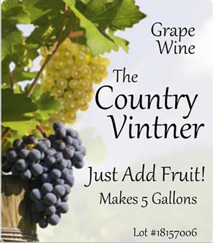 Country Vintner Wild Grape / Concord Wine Making Kit