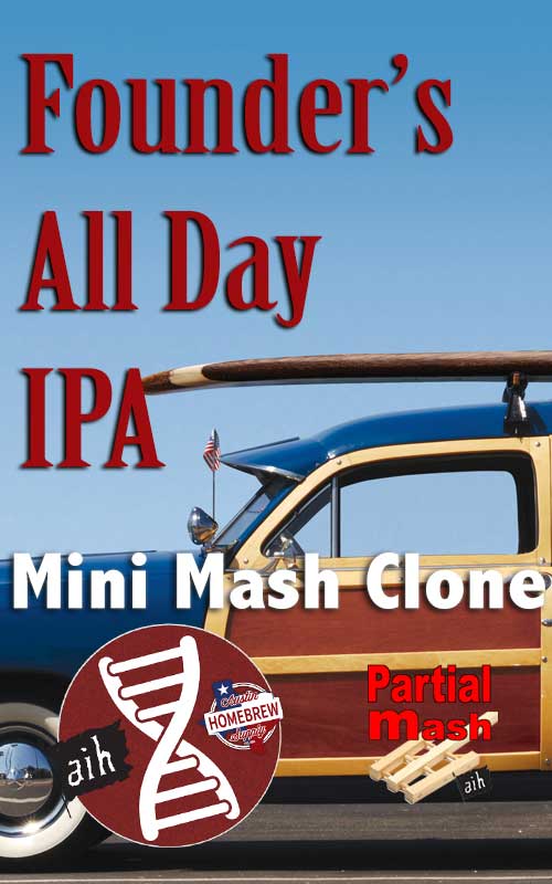 Founder's All Day IPA Partial Mash Recipe