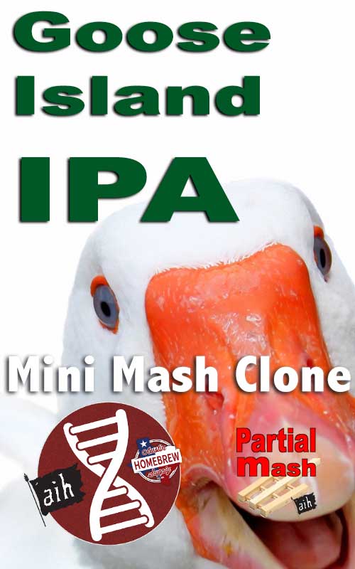 Goose Island IPA Partial Mash Recipe