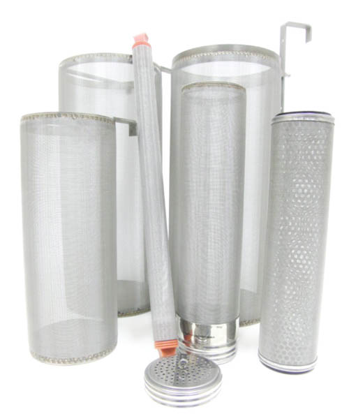 400 Micron Stainless Hop Filter -  4" x 10"