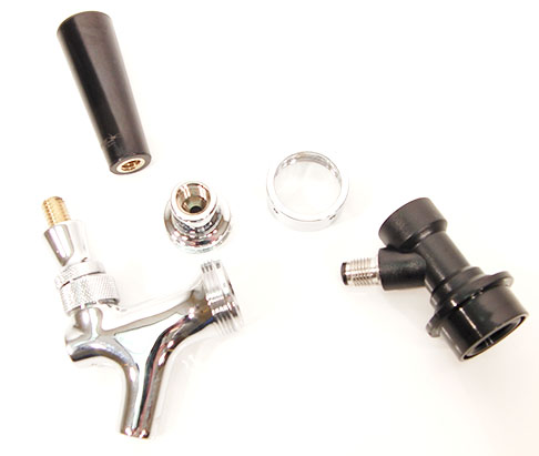 Keg Faucet Adaptor Assembly (Ball Lock)