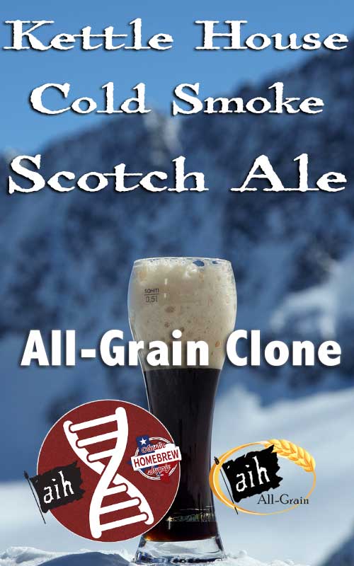 Kettle House Cold Smoke Scotch Ale Clone All Grain Recipe